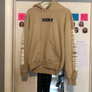 Justin Bieber world tour purpose hoodie